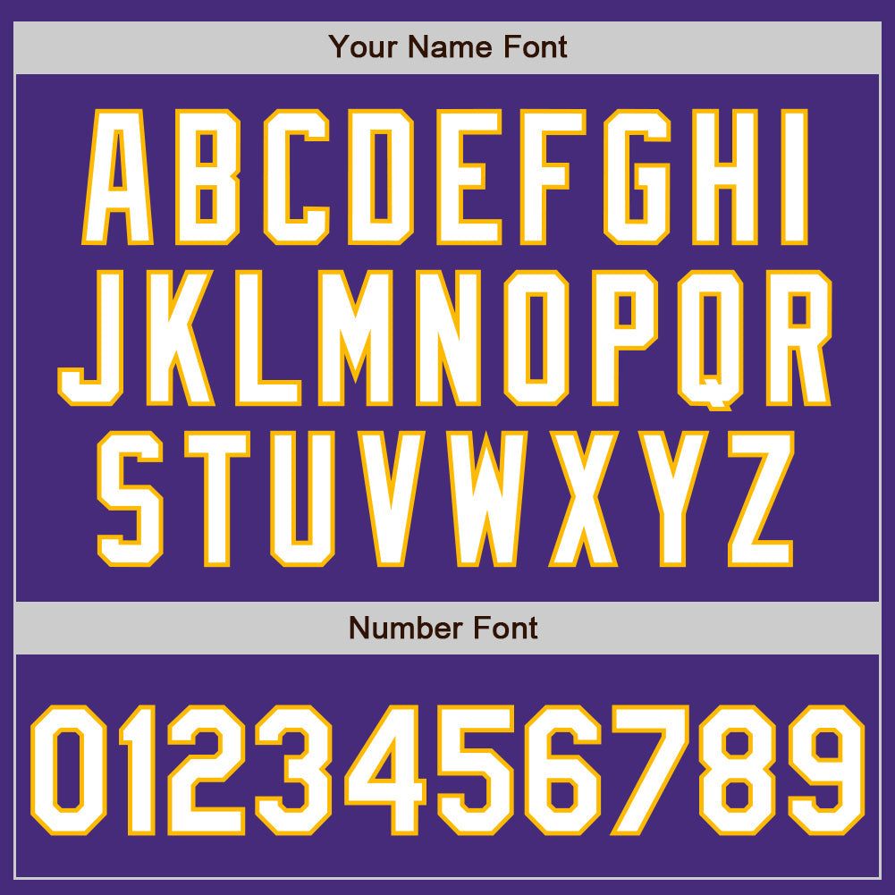 Custom Purple White-Gold Classic Vertical Stripe Fluid Liquid Texture Authentic Baseball Jersey baseball jersey product view 5