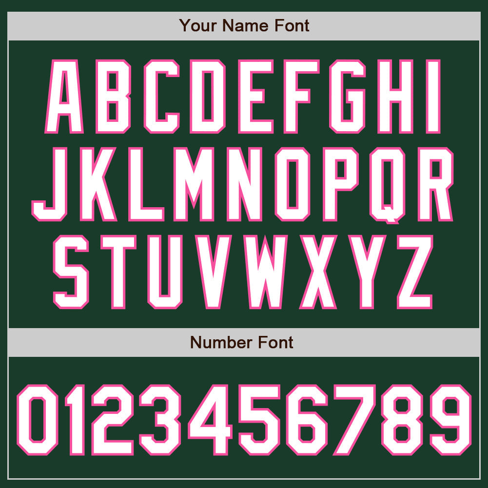 Custom Green White-Pink Classic Vertical Stripe Fluid Liquid Texture Authentic Baseball Jersey baseball jersey product view 5