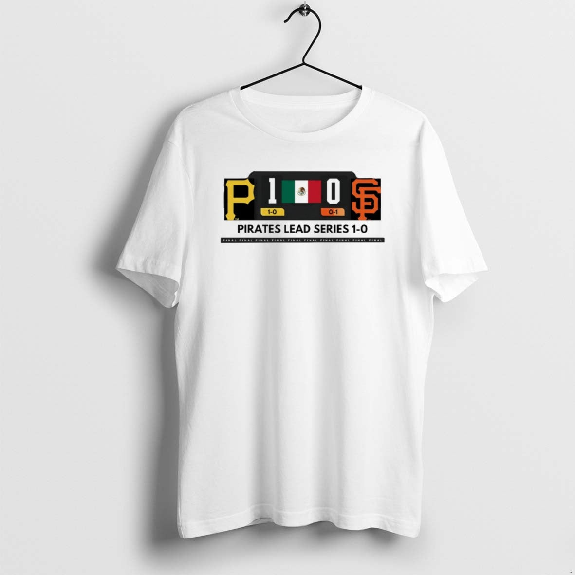 Pirates Lead Series Pirates 1 0 Sf Giants Final T Shirts Unisex T-shirt, Sweatshirt, Hoodie, Long Sleeve Tee - T-Shirt, Sweatshirt, Hoodie
