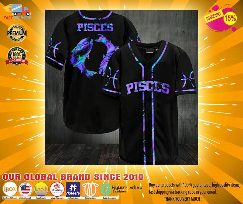 Pisces Baseball Jersey baseball jersey product view 1
