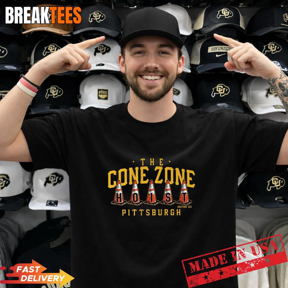 Pittsburgh Baseball The Cone Zone T-Shirt Unisex T-shirt, Sweatshirt, Hoodie, Long Sleeve Tee - T-Shirt, Sweatshirt, Hoodie