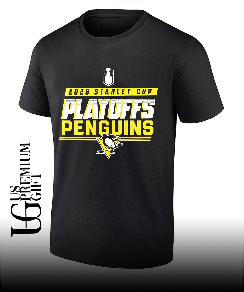 Pittsburgh Penguins NHL 2026 Stanley Cup Playoffs shirt Unisex T-shirt, Sweatshirt, Hoodie, Long Sleeve Tee - T-Shirt, Sweatshirt, Hoodie