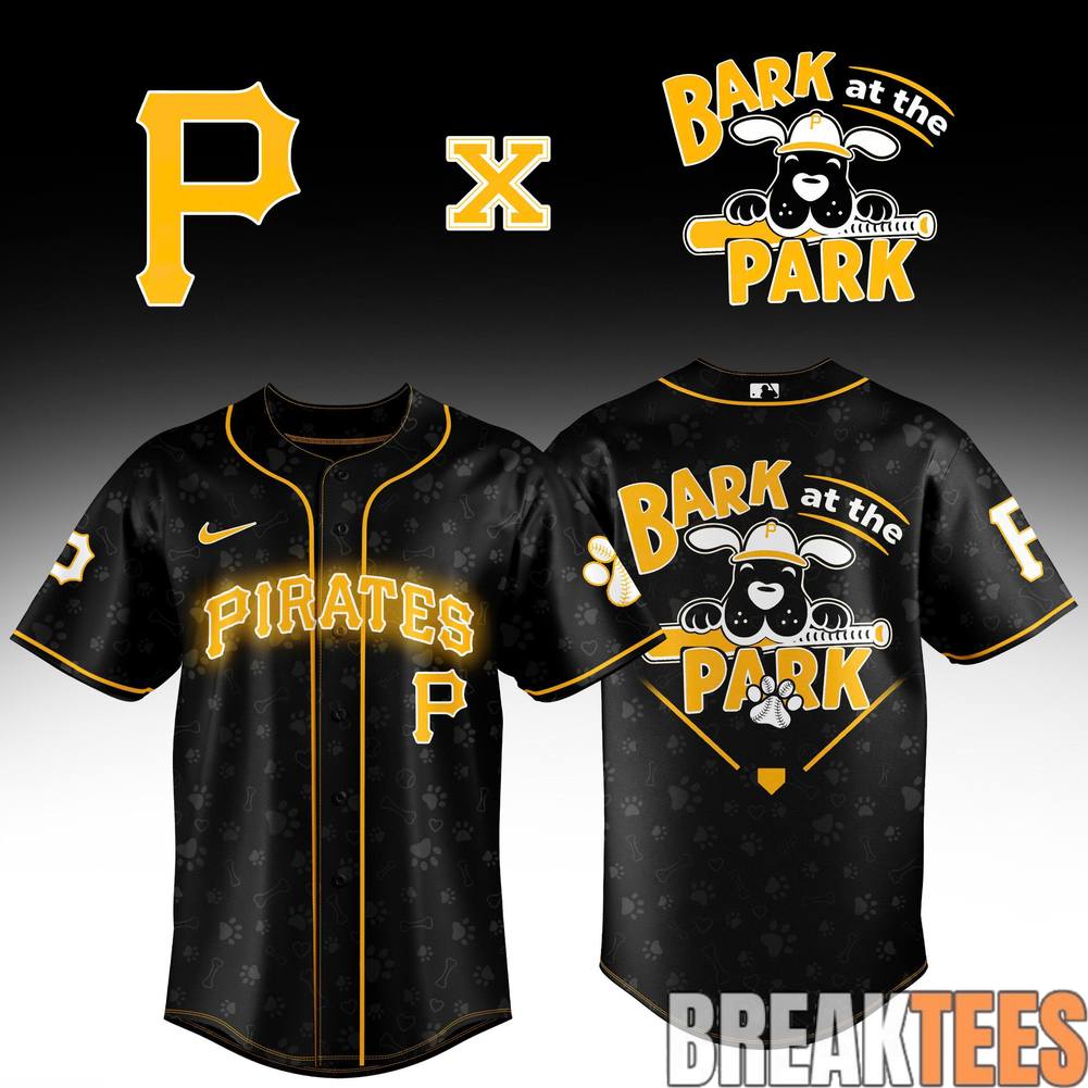 Pittsburgh Pirates Bark at the park 2026 Baseball Jersey baseball jersey product view 1