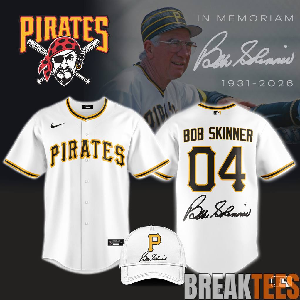 Pittsburgh Pirates x Bob Skinner In Memoriam Signature Baseball Jersey baseball jersey product view 1