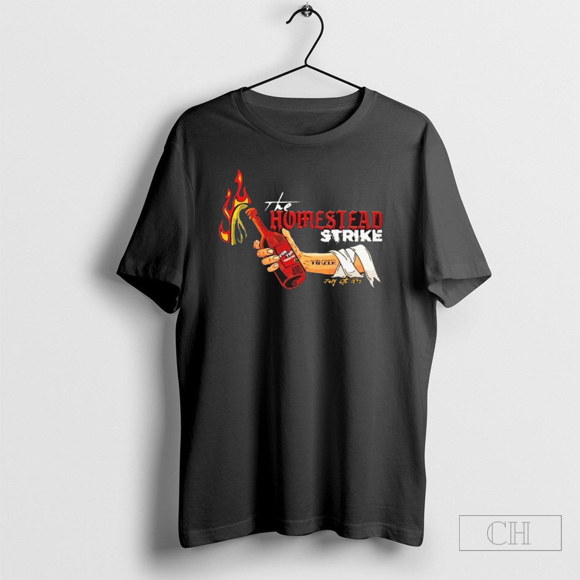 Pittsburgh The Homestead Strike Shirt Tee Unisex T-shirt, Sweatshirt, Hoodie, Long Sleeve Tee - T-Shirt, Sweatshirt, Hoodie