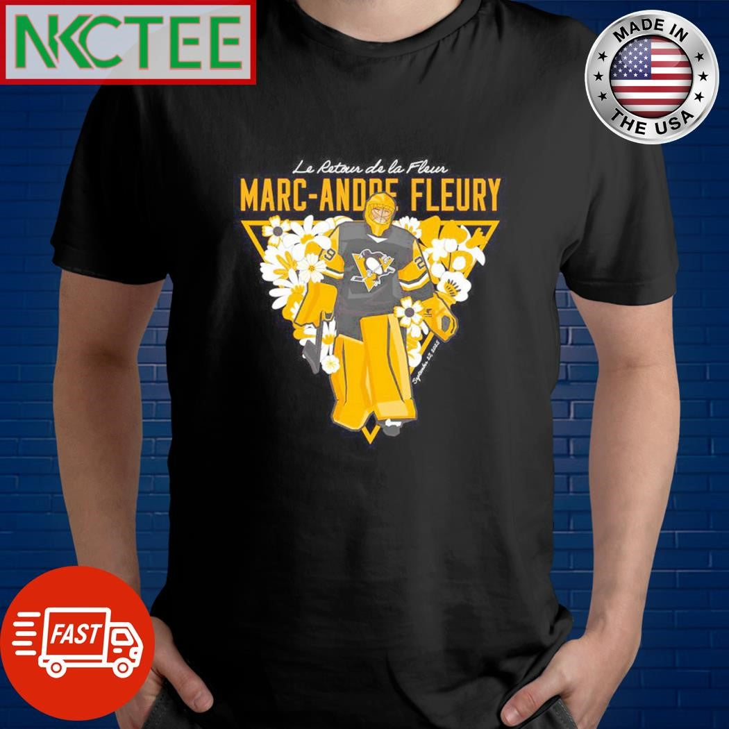 Pittsburgh penguins marc-andr fleury 2025-26 preseason game commemorative triangle shirt Unisex T-shirt, Sweatshirt, Hoodie, Long Sleeve Tee - T-Shirt, Sweatshirt, Hoodie