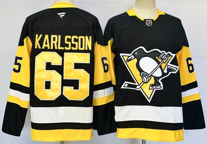 Pittsburgh Penguins #65 Erik Karlsson Style 1 Hockey Jersey hockey jersey product view 1