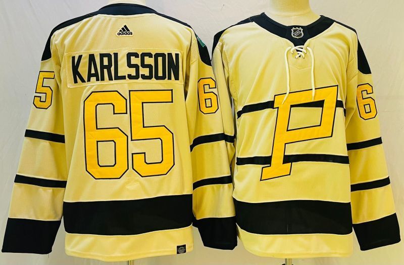 Pittsburgh Penguins #65 Erik Karlsson Style 2 Hockey Jersey hockey jersey product view 1