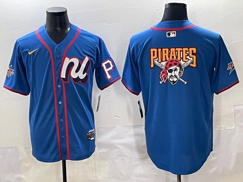 Pittsburgh Pirates Pirates 25 All-Star Style 1 Baseball Jersey baseball jersey product view 1