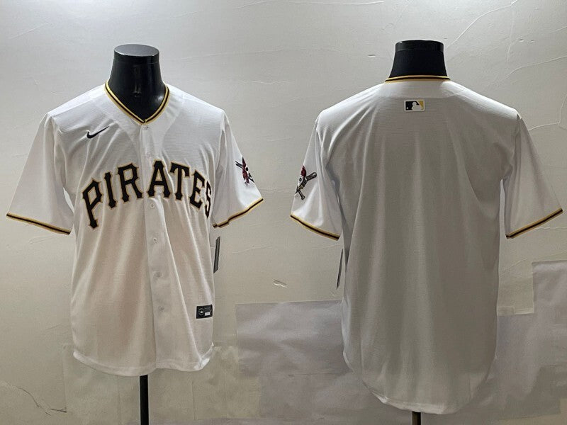 Pittsburgh Pirates Pirates Adult Style 3 Baseball Jersey baseball jersey product view 1