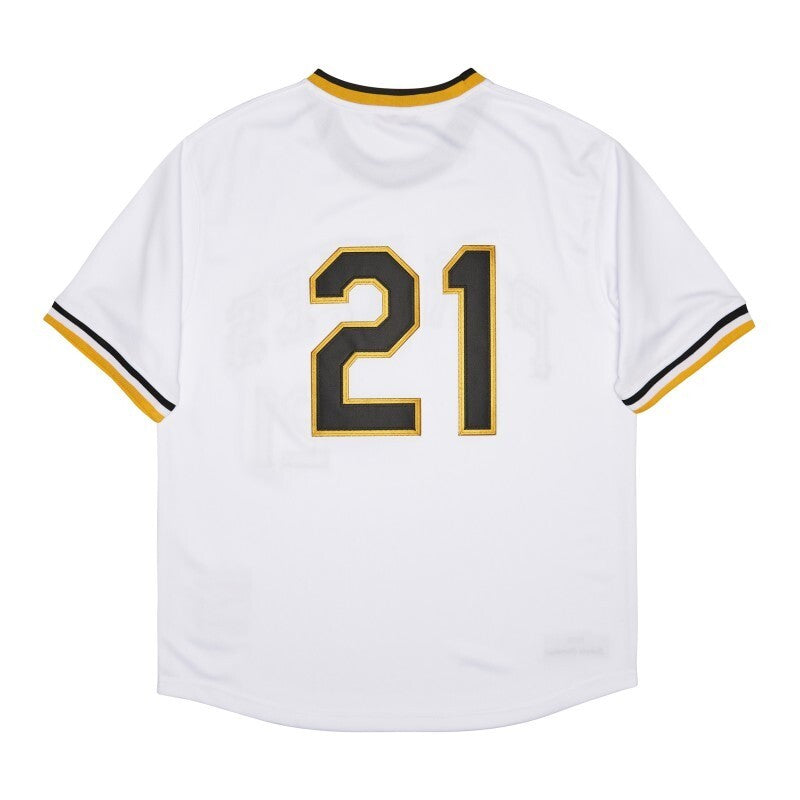 Pittsburgh Pirates #21 Roberto Clemente Style 1 Baseball Jersey baseball jersey product view 1