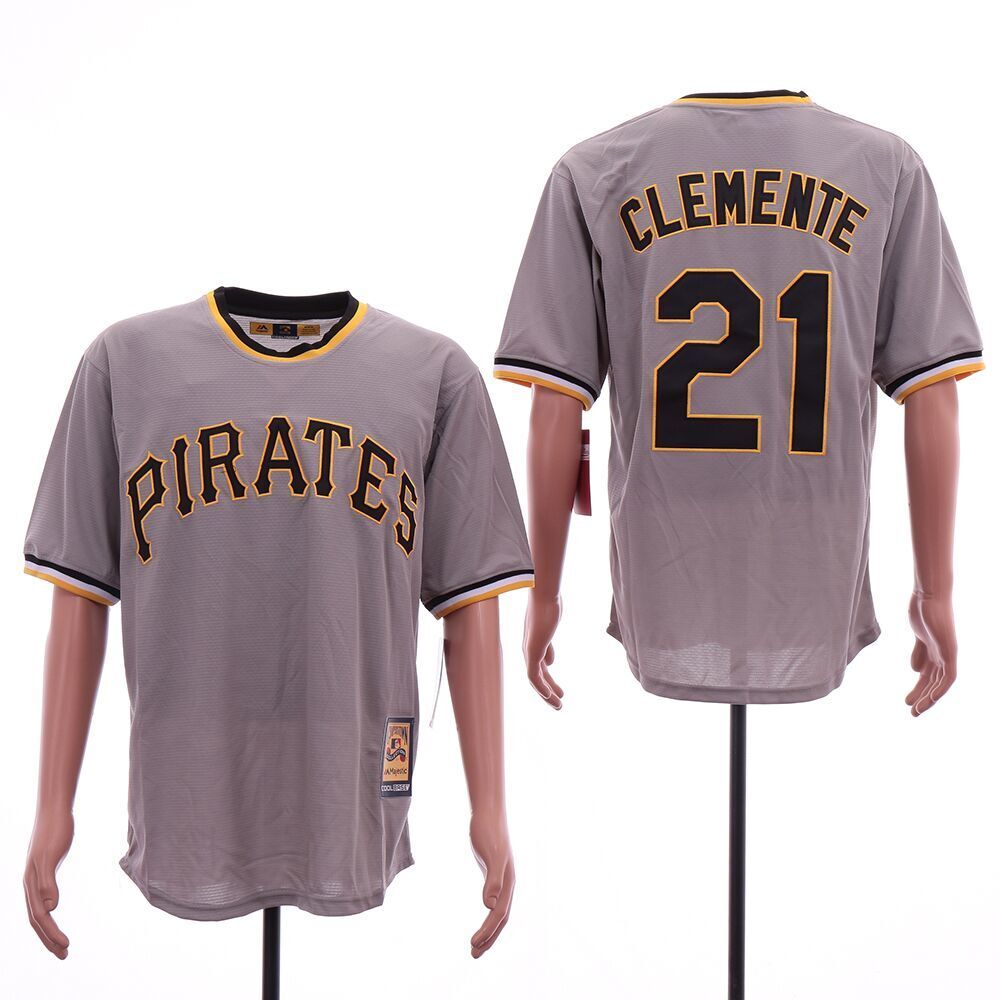 Pittsburgh Pirates #21 Roberto Clemente Style 11 Baseball Jersey baseball jersey product view 1