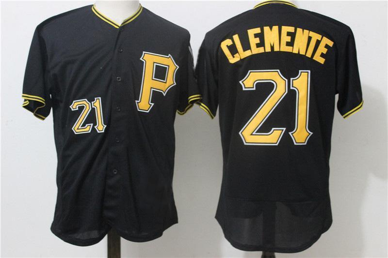 Pittsburgh Pirates #21 Roberto Clemente Style 13 Baseball Jersey baseball jersey product view 1