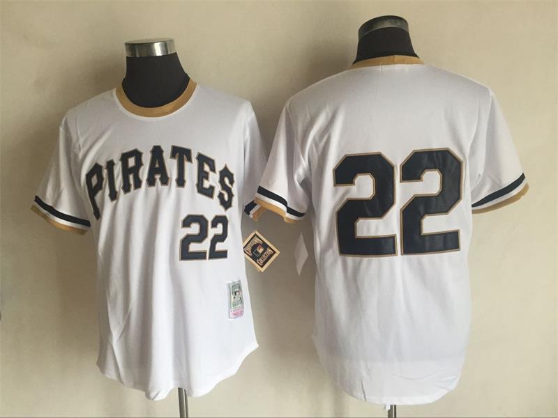 Pittsburgh Pirates #22 Baseball Jersey baseball jersey product view 1