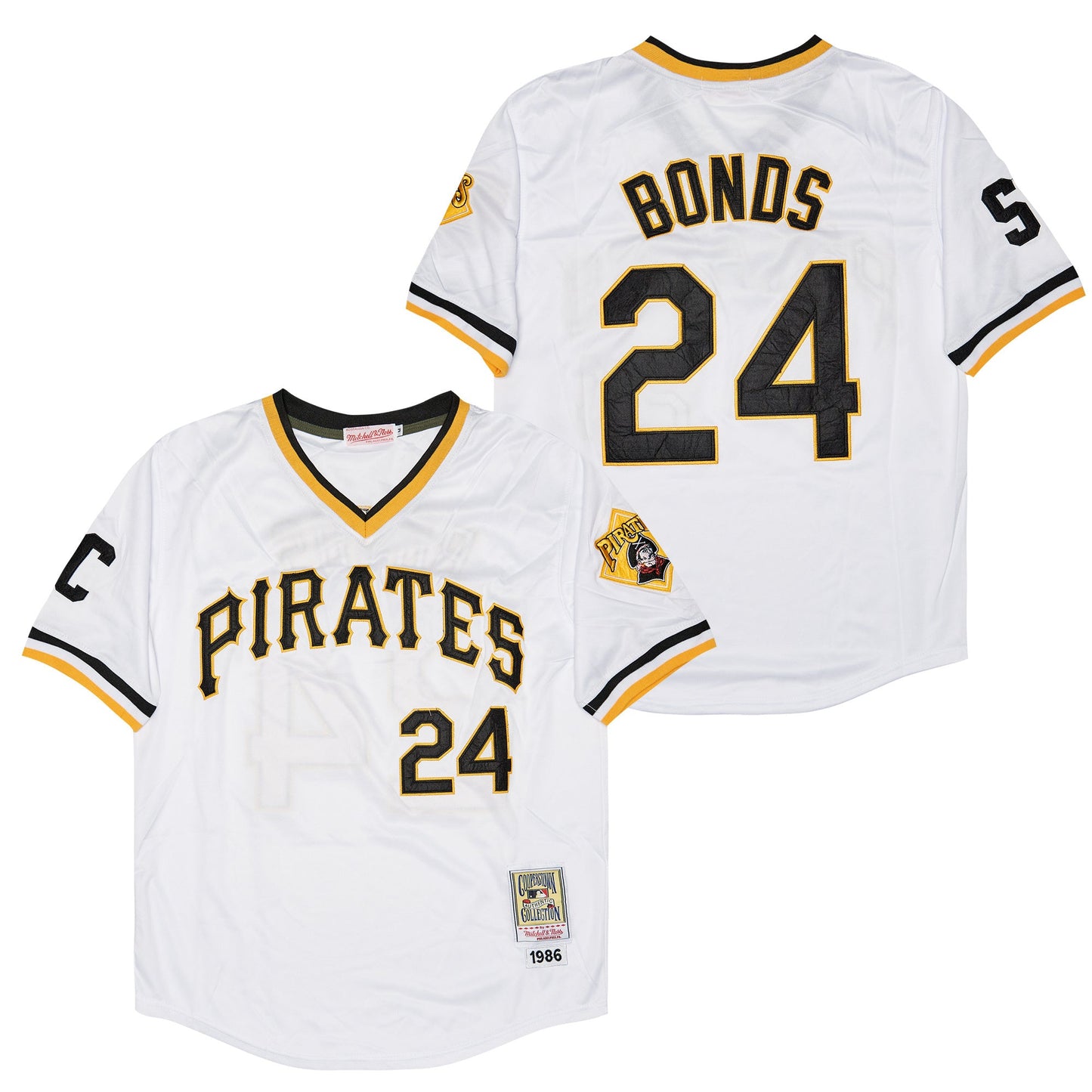 Pittsburgh Pirates #24 Barry Bonds Style 13 Baseball Jersey baseball jersey product view 1