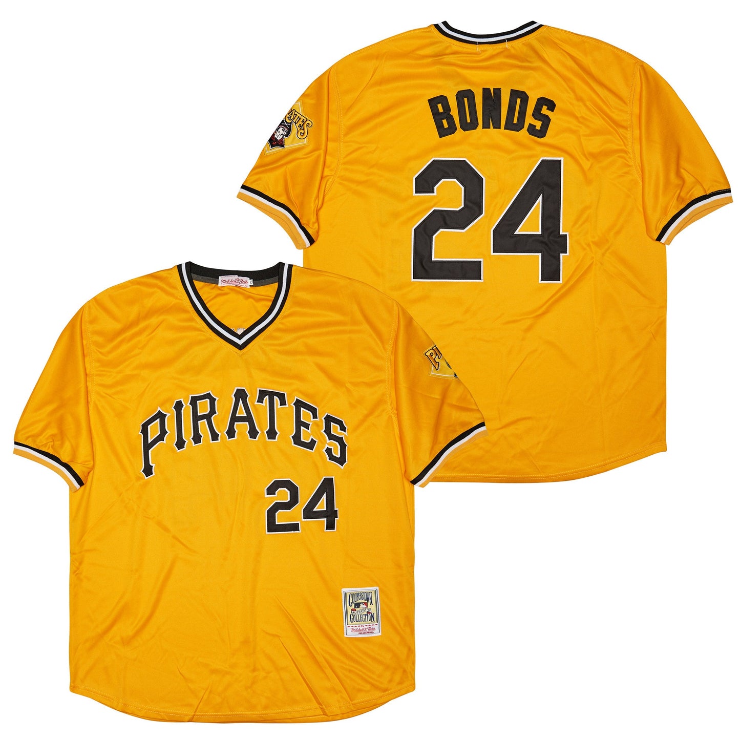 Pittsburgh Pirates #24 Barry Bonds Style 14 Baseball Jersey baseball jersey product view 1