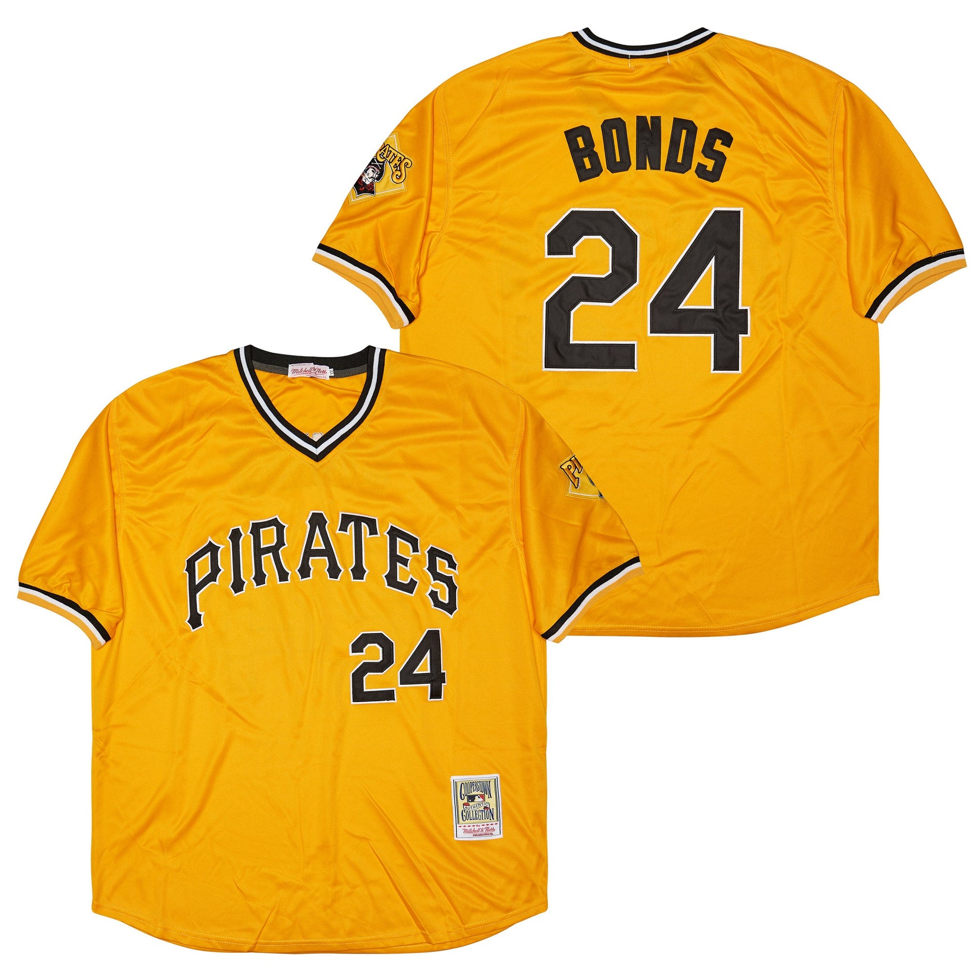 Pittsburgh Pirates #24 Barry Bonds Style 14 Baseball Jersey baseball jersey product view 1