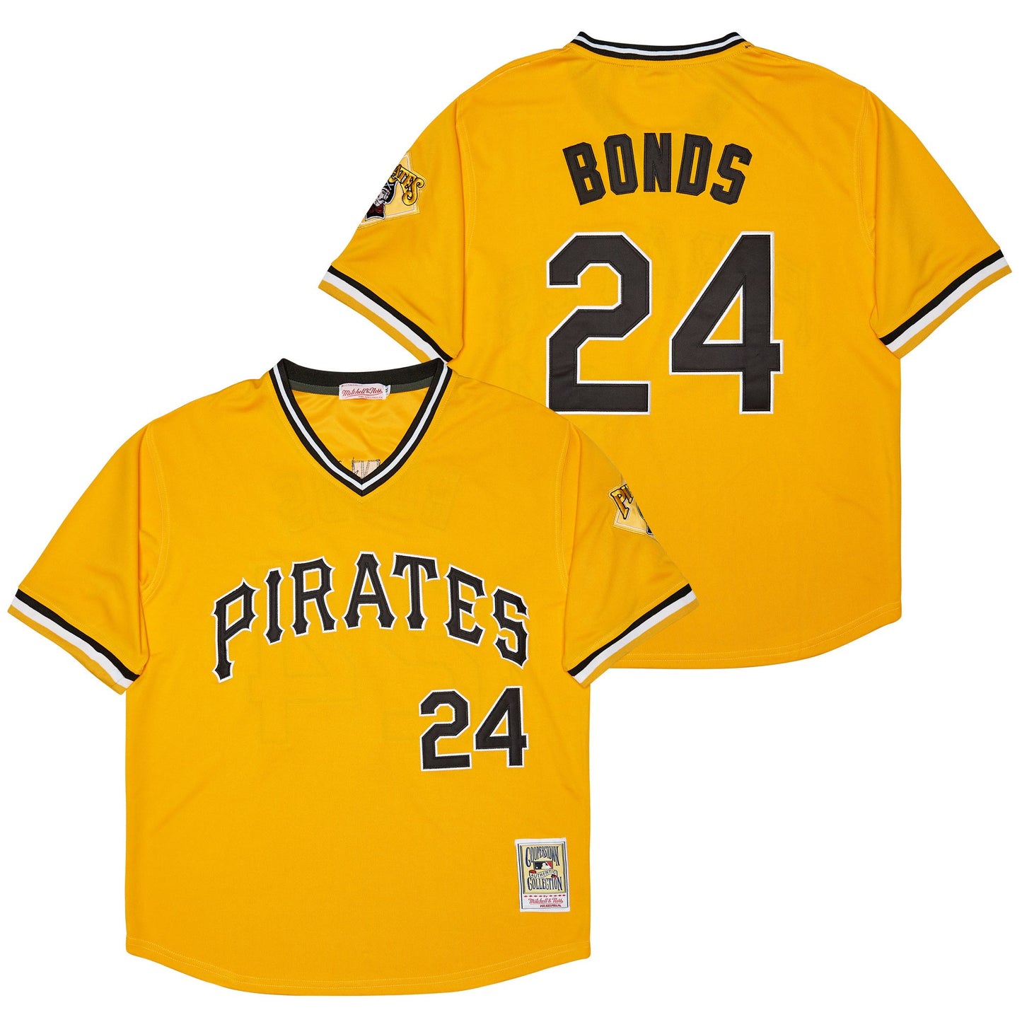 Pittsburgh Pirates #24 Barry Bonds Style 16 Baseball Jersey baseball jersey product view 1