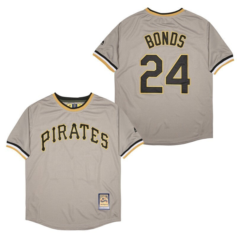 Pittsburgh Pirates #24 Barry Bonds Style 6 Baseball Jersey baseball jersey product view 1