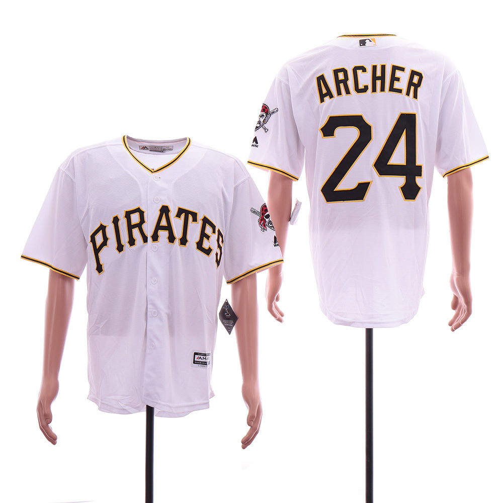 Pittsburgh Pirates #24 Chris Archer Style 2 Baseball Jersey baseball jersey product view 1