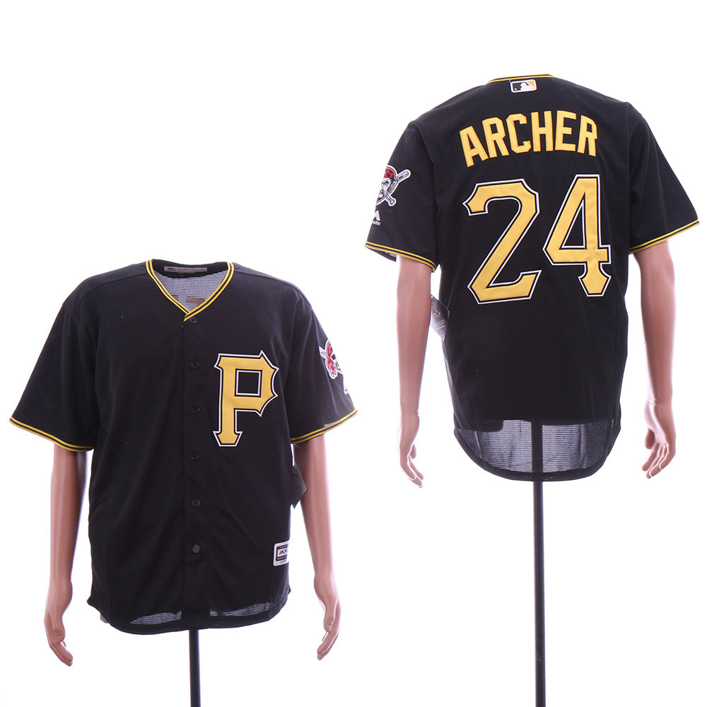 Pittsburgh Pirates #24 Style 2 Baseball Jersey baseball jersey product view 1