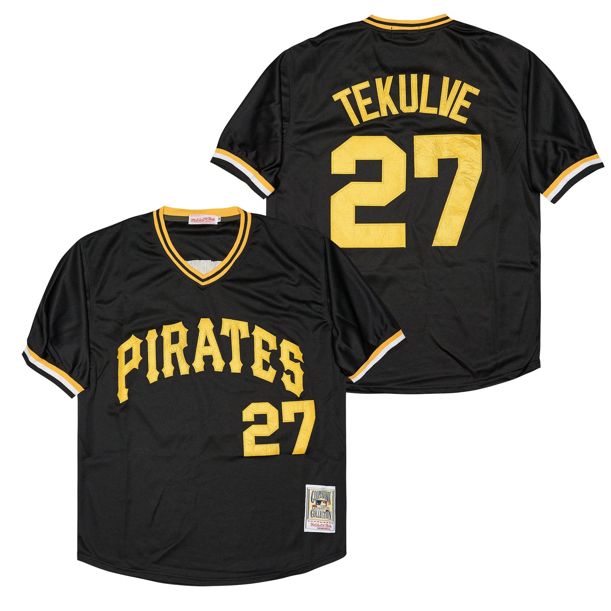 Pittsburgh Pirates #27 Kent Tekulve Style 4 Baseball Jersey baseball jersey product view 1
