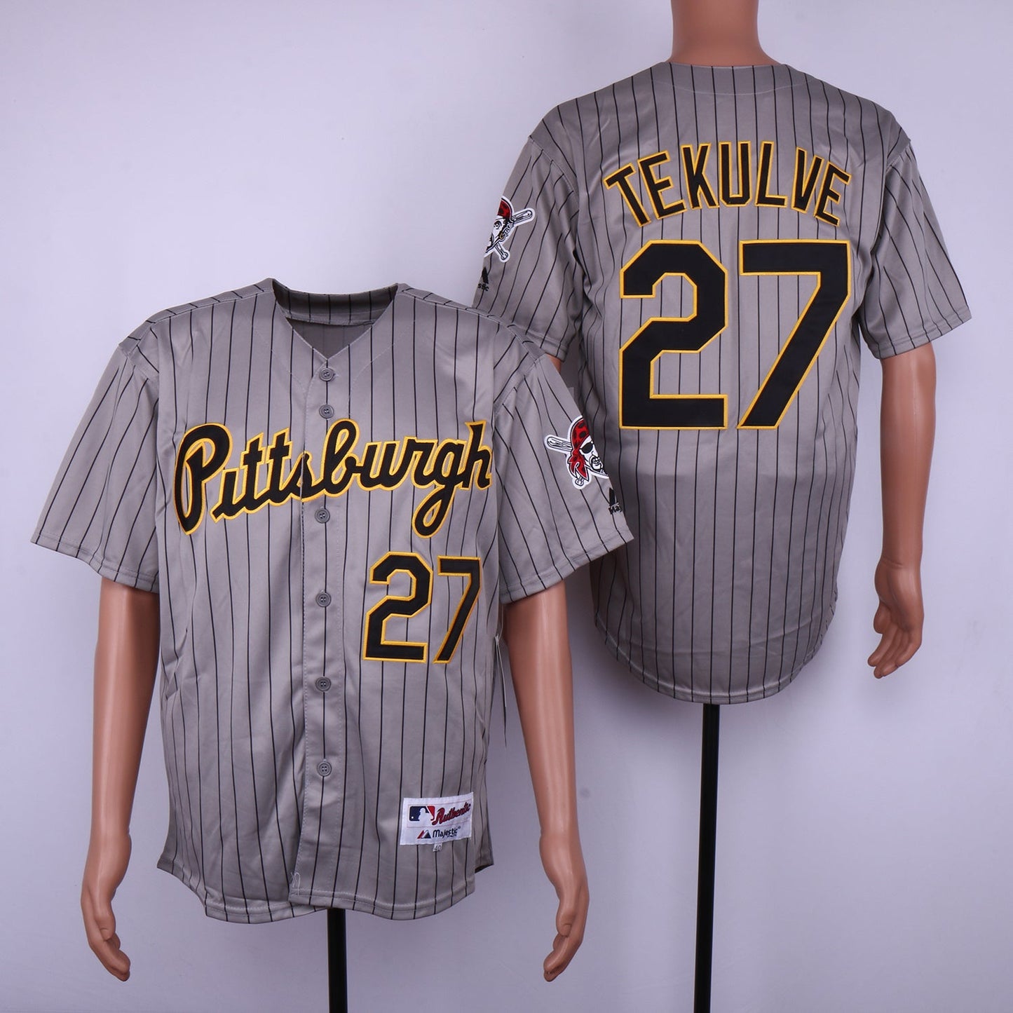 Pittsburgh Pirates #27 Kent Tekulve Style 5 Baseball Jersey baseball jersey product view 1