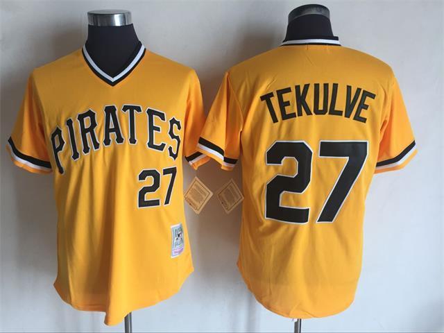 Pittsburgh Pirates #27 Style 1 Baseball Jersey baseball jersey product view 1
