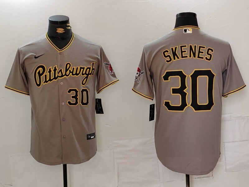 Pittsburgh Pirates #30 Paul Skenes Fan Edition Style 1 Baseball Jersey baseball jersey product view 1