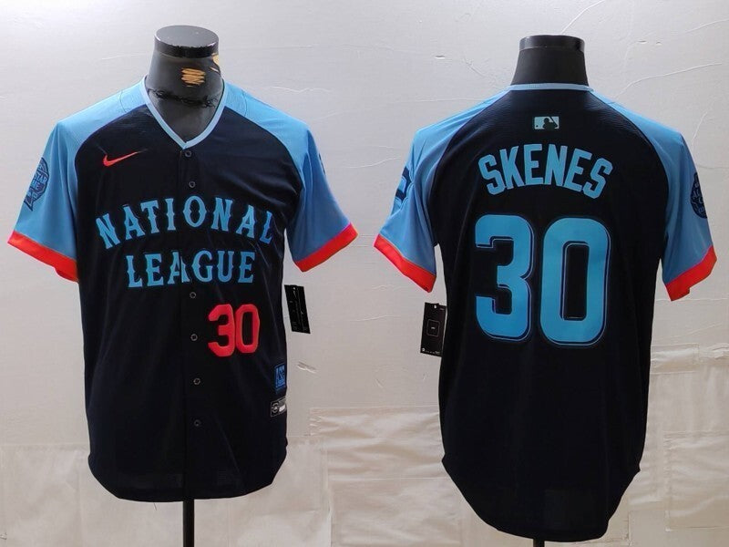 Pittsburgh Pirates #30 Paul Skenes Pirates 24 All-Star Style 1 Baseball Jersey baseball jersey product view 1