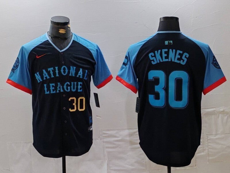 Pittsburgh Pirates #30 Paul Skenes Pirates 24 All-Star Style 4 Baseball Jersey baseball jersey product view 1
