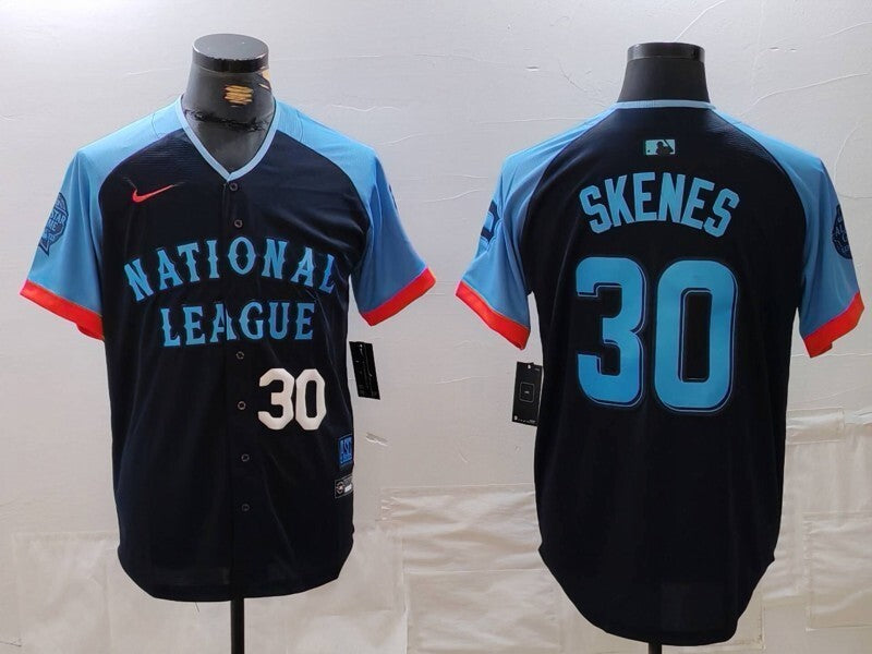 Pittsburgh Pirates #30 Paul Skenes Pirates 24 All-Star Style 5 Baseball Jersey baseball jersey product view 1