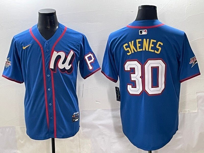 Pittsburgh Pirates #30 Paul Skenes Pirates 25 All-Star Style 1 Baseball Jersey baseball jersey product view 1