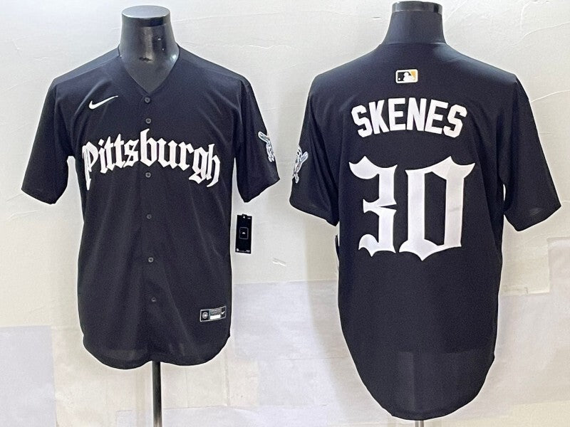 Pittsburgh Pirates #30 Paul Skenes Pirates 5 Collaboration Style 2 Baseball Jersey baseball jersey product view 1