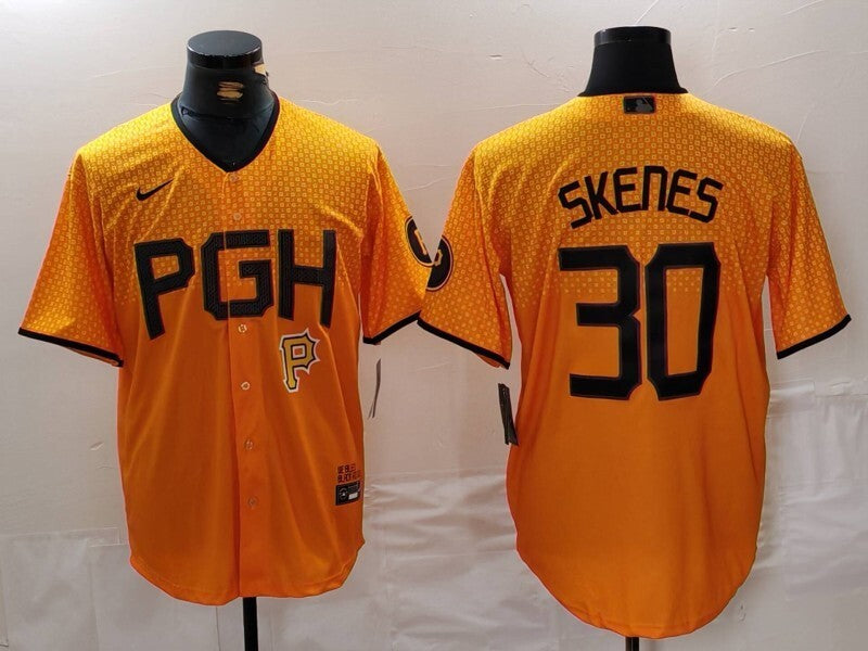 Pittsburgh Pirates #30 Paul Skenes Pirates City Adult Style 2 Baseball Jersey baseball jersey product view 1