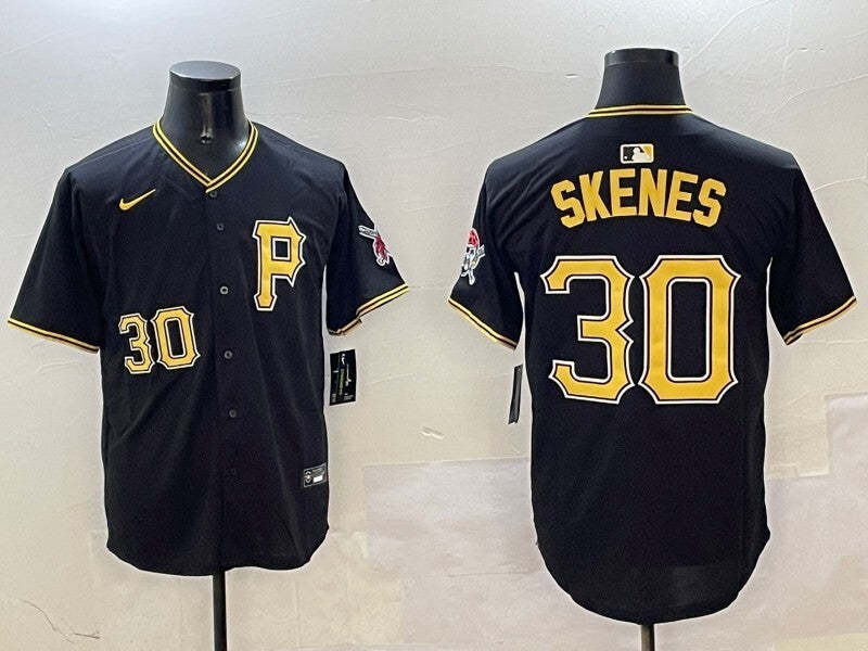 Pittsburgh Pirates #30 Paul Skenes Pirates Fan Edition Style 2 Baseball Jersey baseball jersey product view 1