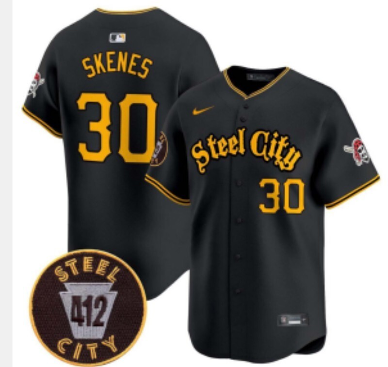 Pittsburgh Pirates #30 Paul Skenes Pirates Special Edition Style 3 Baseball Jersey baseball jersey product view 1