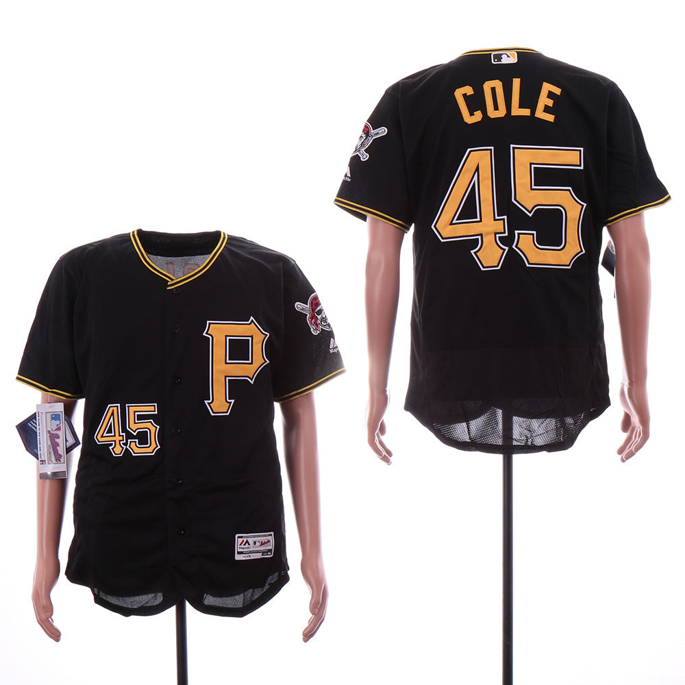 Pittsburgh Pirates #45 Gerrit Cole Baseball Jersey baseball jersey product view 1