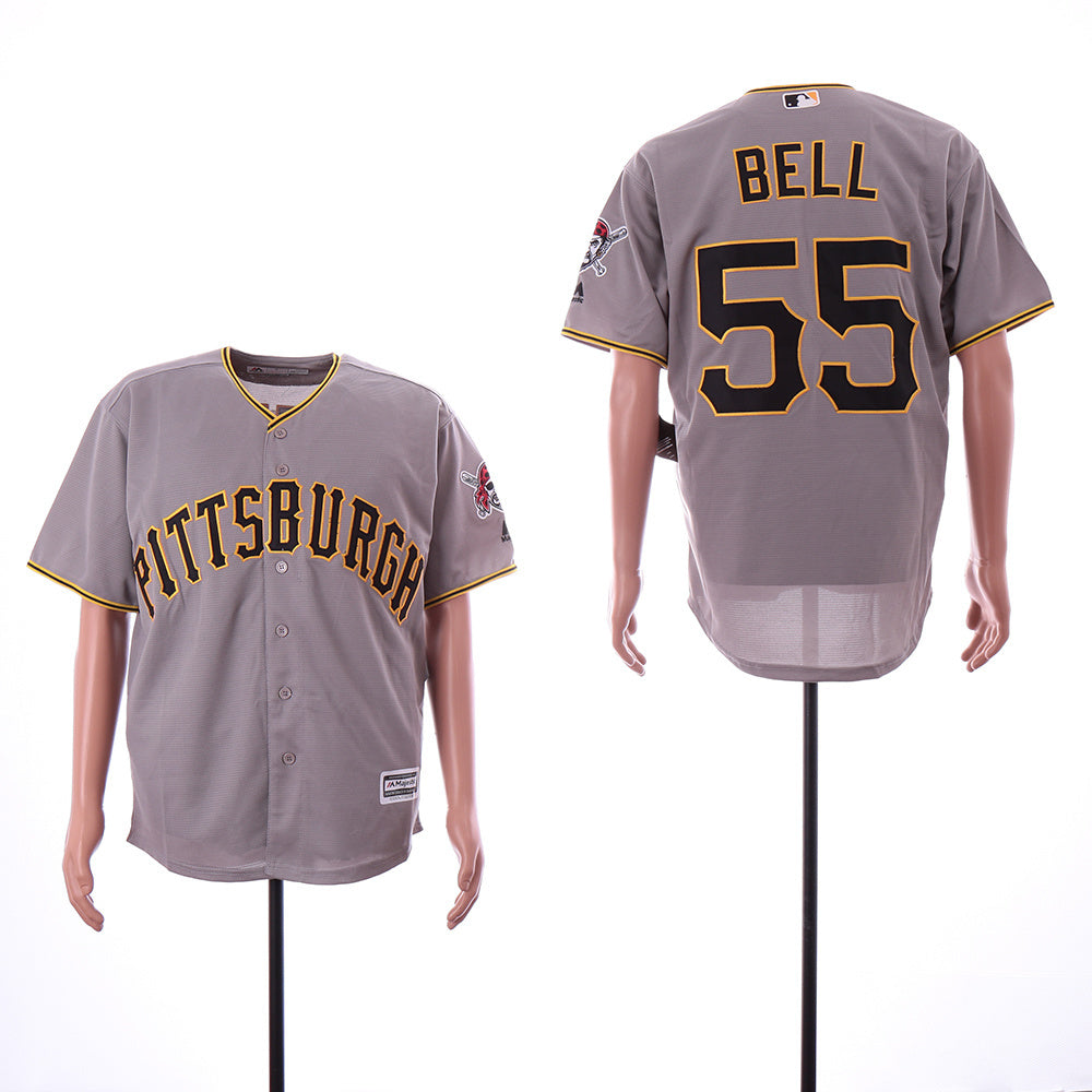 Pittsburgh Pirates #55 Style 2 Baseball Jersey baseball jersey product view 1