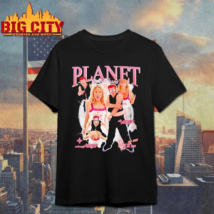 Planet Of The Bass Dj Crazy Times And Ms Biljana Electronica Shirt Unisex T-shirt, Sweatshirt, Hoodie, Long Sleeve Tee - T-Shirt, Sweatshirt, Hoodie