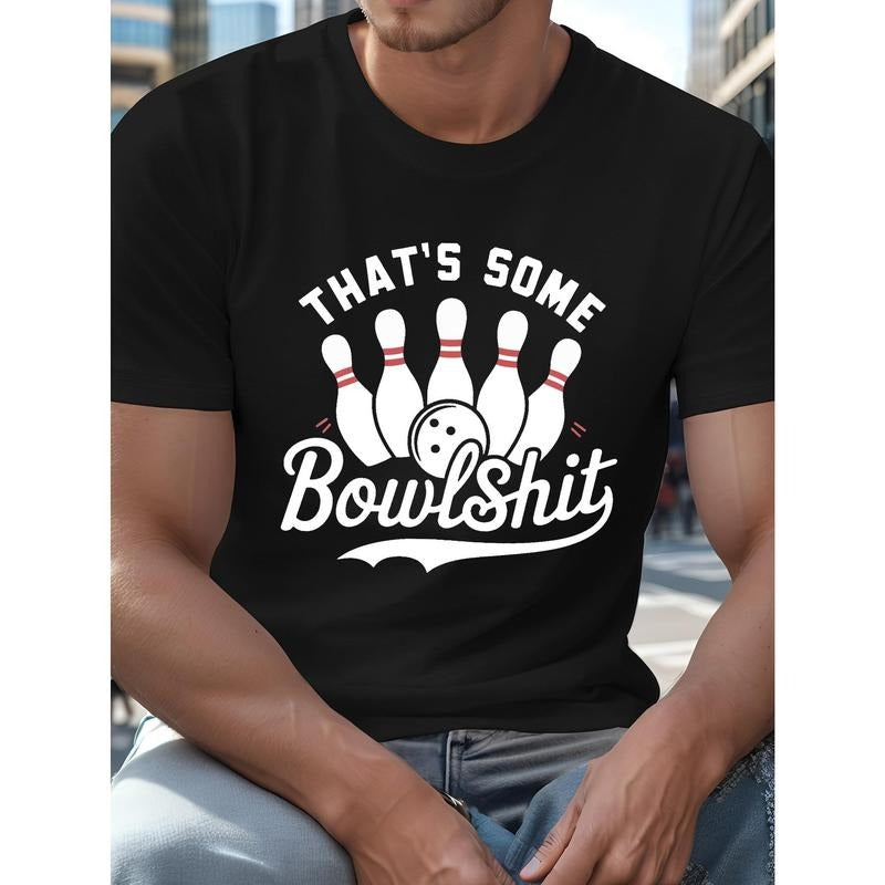 Plus Size Casual Cotton Funny Bowling Crew Neck - Adult & Kids T-Shirts, Sweatshirts & Hoodies apparel design preview 1