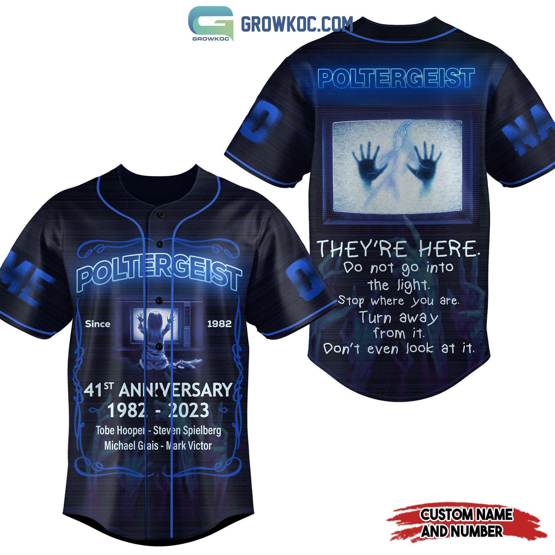 Poltergeist 41st Anniversary 1982 2023 Personalized Baseball Jersey baseball jersey product view 1
