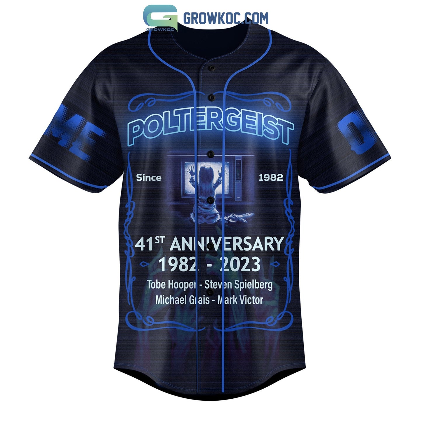 Poltergeist 41st Anniversary 1982 2023 Personalized Baseball Jersey baseball jersey product view 2