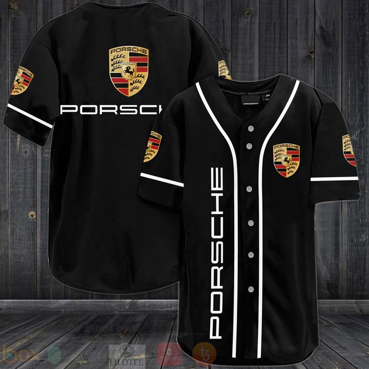 FASHION Porsche Baseball Jerseys Botton Shirt baseball jersey product view 1