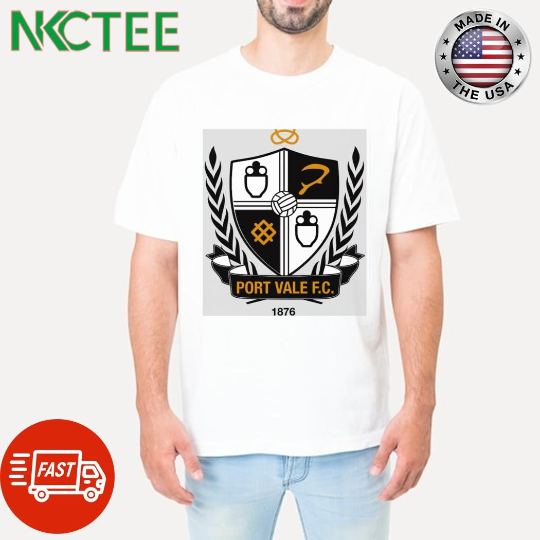 Port Vale Football Club logo shirt Unisex T-shirt, Sweatshirt, Hoodie, Long Sleeve Tee - T-Shirt, Sweatshirt, Hoodie