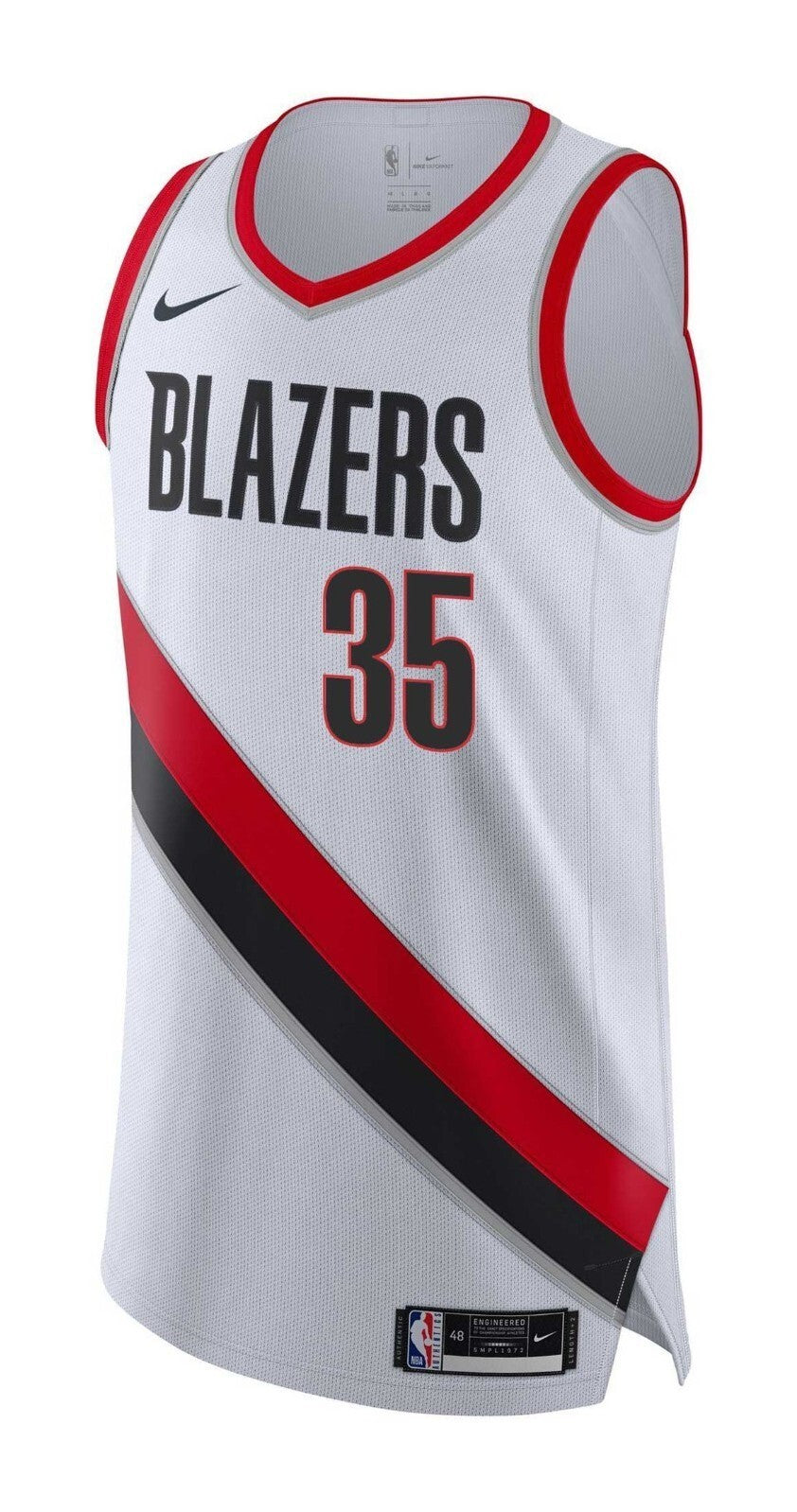 Portland Trail Blazers 2024-25 Association Basketball Jersey basketball jersey product view 1