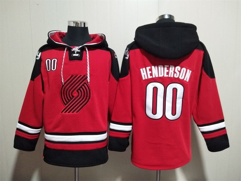 Portland Trail Blazers #00 Scoot Henderson Trail Blazers Basketball Jersey basketball jersey product view 1