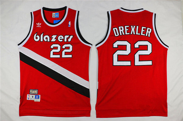 Portland Trail Blazers #22 Drexler Basketball Jersey basketball jersey product view 1