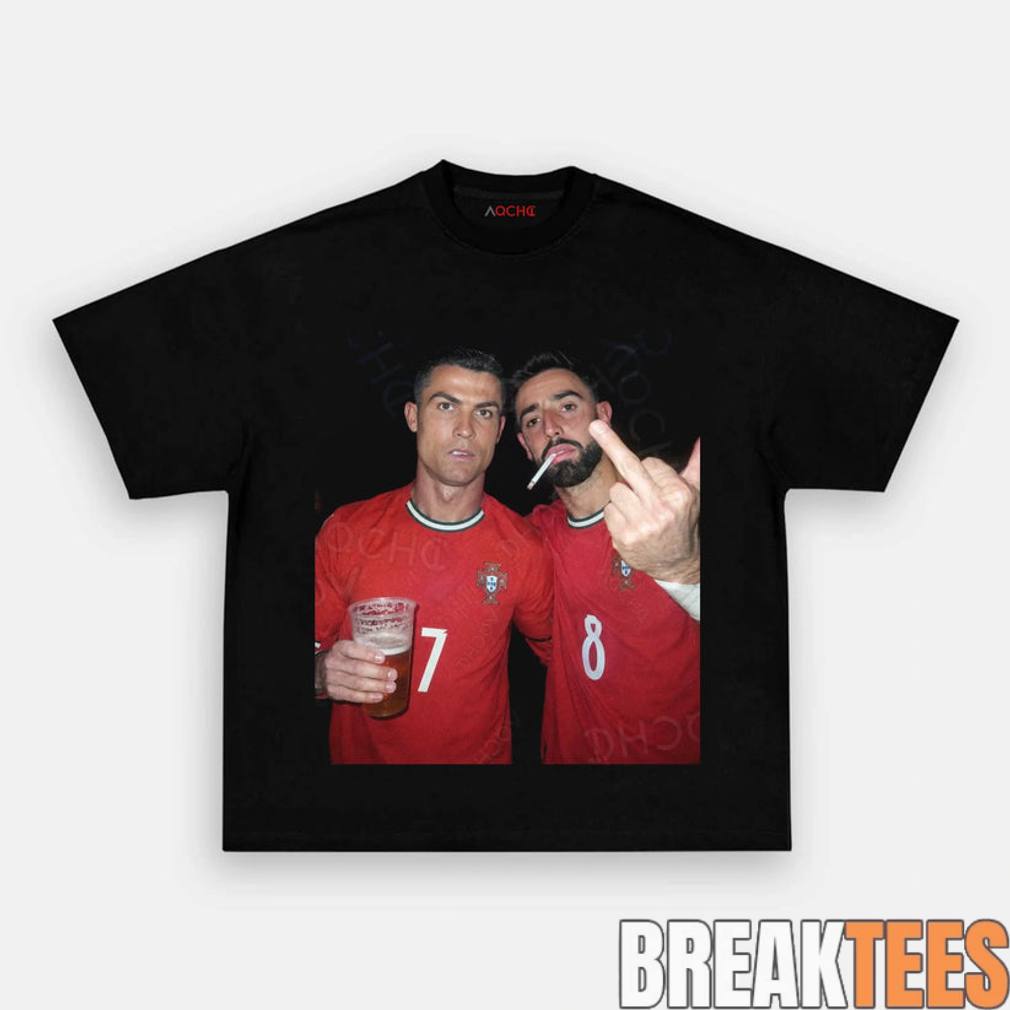 Portugal Bruno Fernandes & Ronaldo Style Shirt Unisex T-shirt, Sweatshirt, Hoodie, Long Sleeve Tee - T-Shirt, Sweatshirt, Hoodie