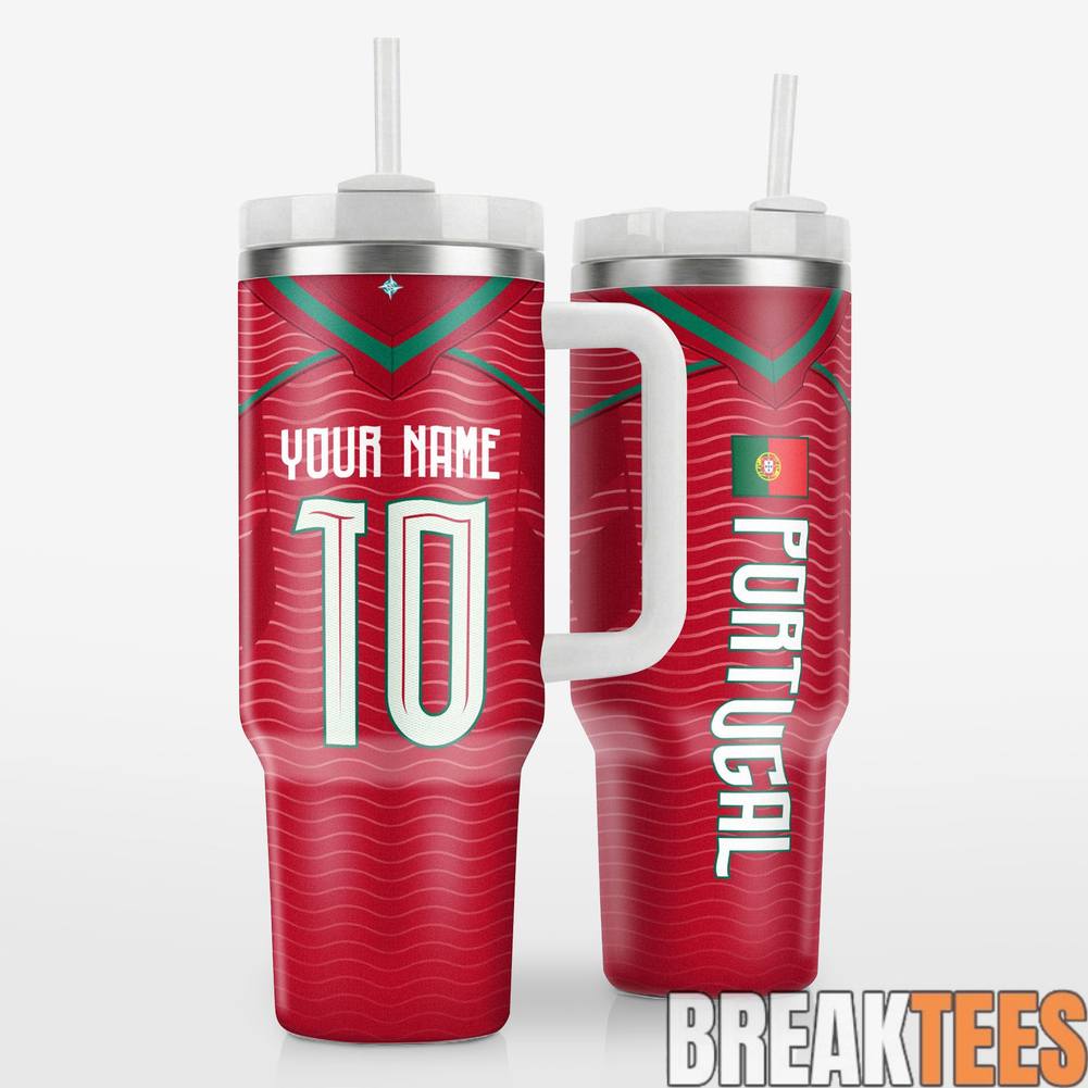 Portugal Jersey Design WC26 Custom Tumbler Unisex T-shirt, Sweatshirt, Hoodie, Long Sleeve Tee - T-Shirt, Sweatshirt, Hoodie